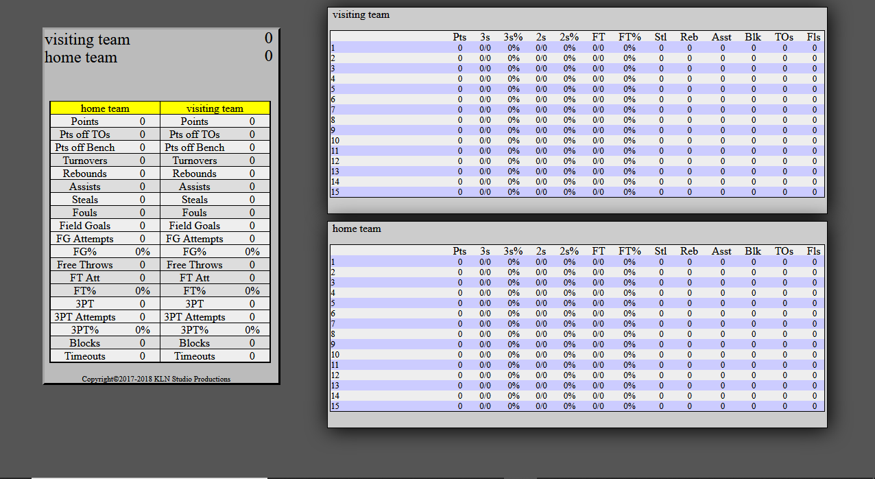 sports data page